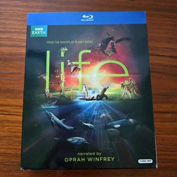 Life DVD 2010 4Disc Box Set BBC Earth Narrated by Oprah Winfrey - Picture 1 of 10